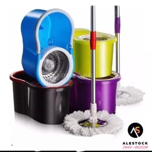 Balde Trapeador Lampazo Acero Centrífugo